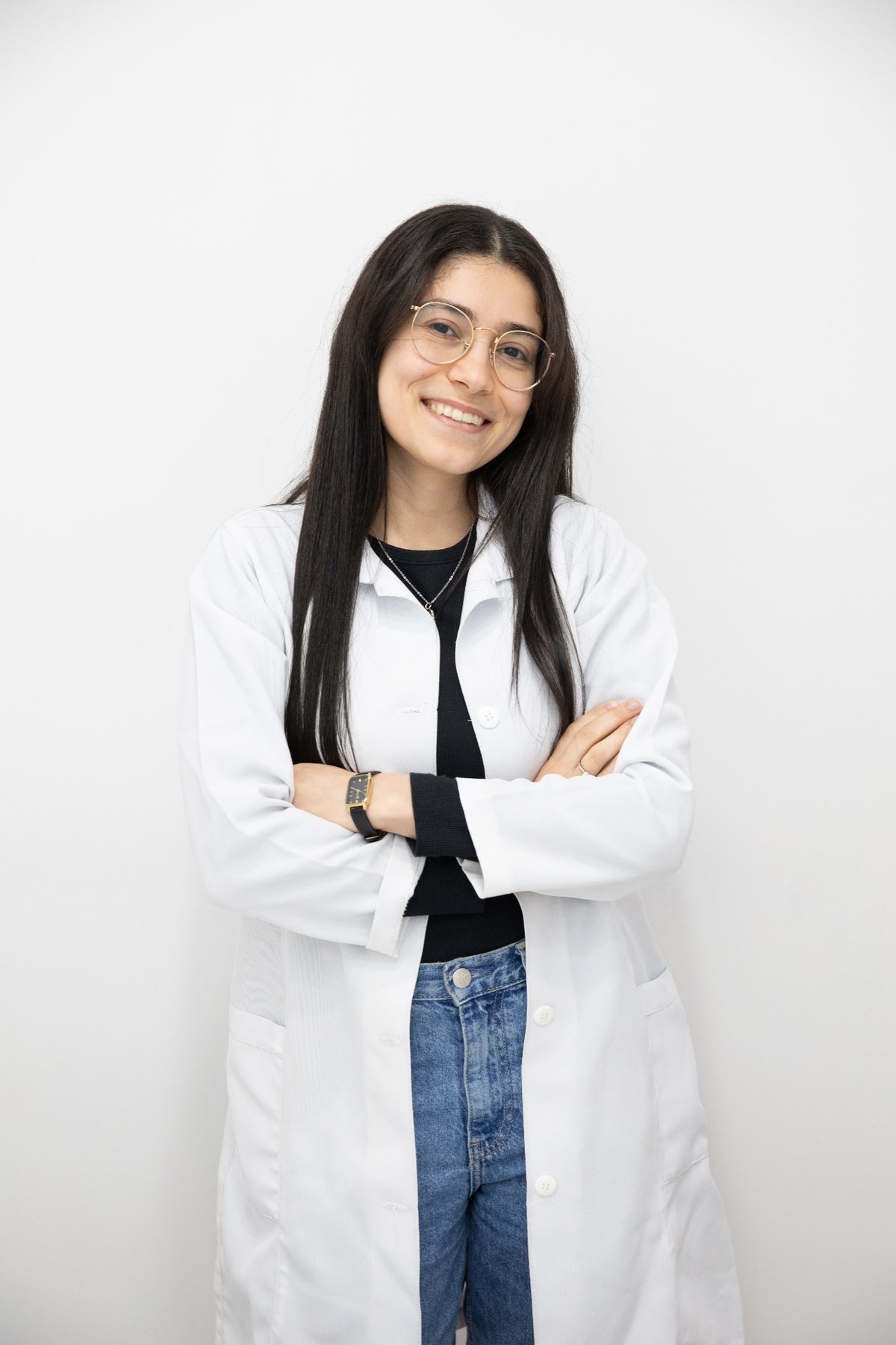 Fisioterapeuta da equipa MoviMente Estética de bata